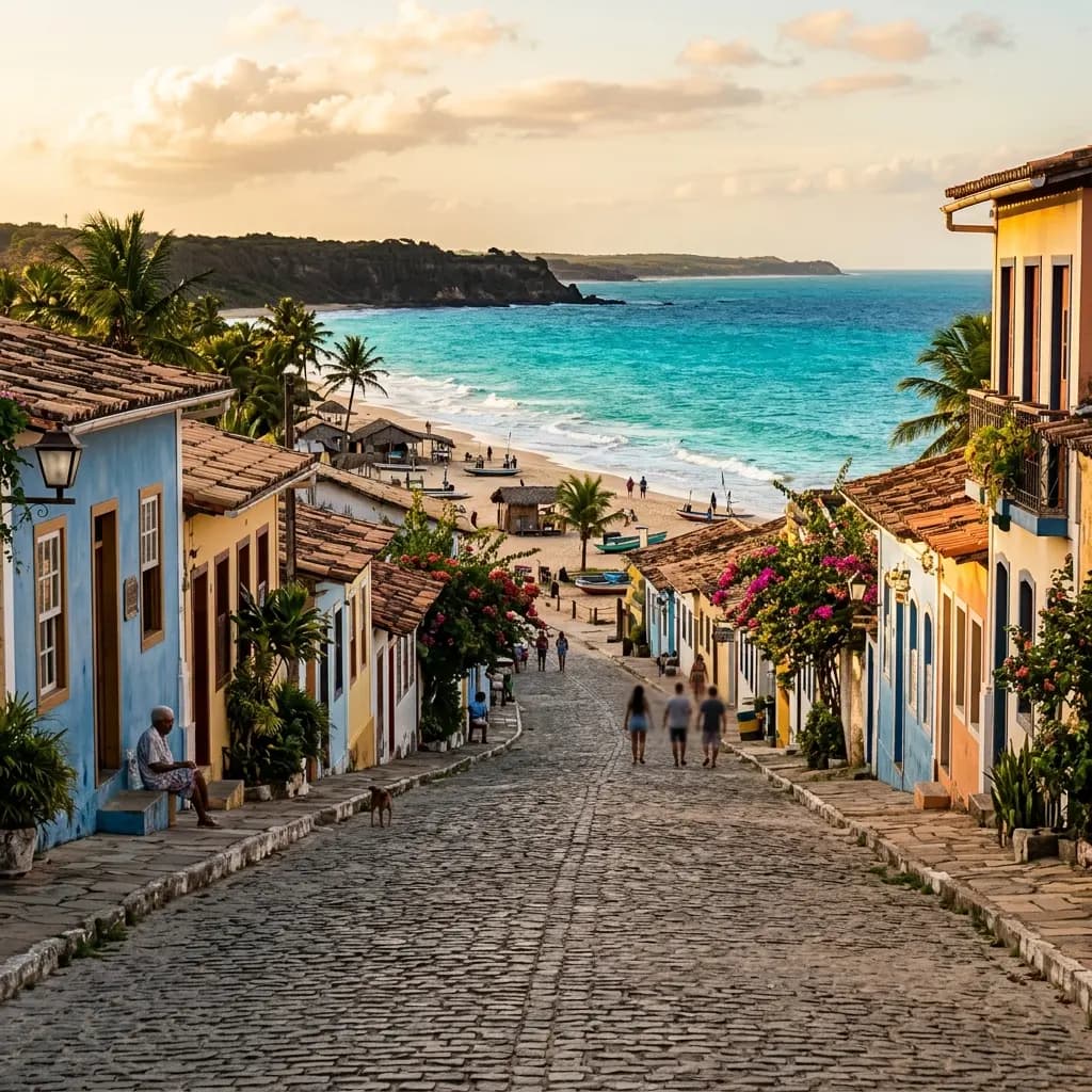 Balsa, praia e vila histórica: um dia completo em Arraial d'Ajuda