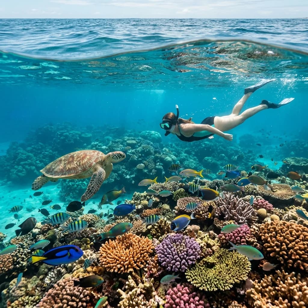 Navegue de escuna até a piscina natural de Coroa Alta e a Ilha do Sol